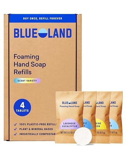 Blueland Foaming Hand Soap Refill Tablets — 4‑Pack (Variety Scents)