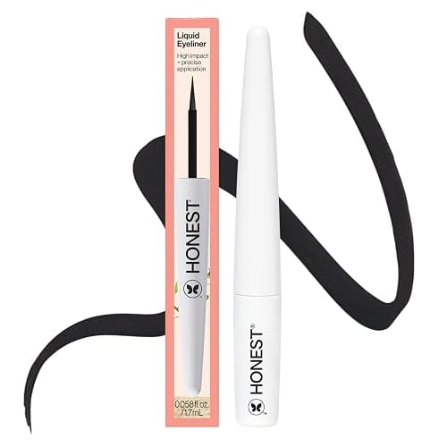 Honest Beauty Longlasting Liquid Eyeliner – Black (0.58 fl oz)